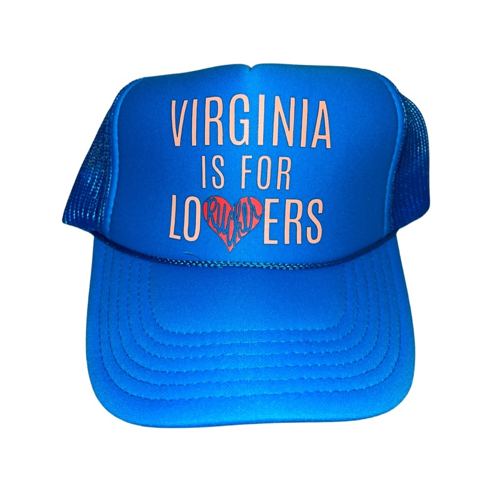 Darius Rucker Trucker Hat: Virginia is For “Rucker” Lovers on Neon Blue Snapback